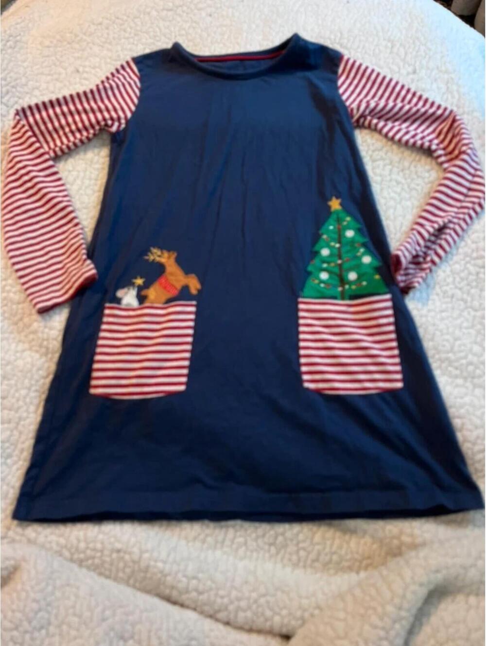 Boutique Girls Christmas Dress - O2